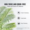 Artificial Palm Tree, 6 FT Tall Faux Plant, Secure PE Material & Anti-Tip Tilt Protection Low-Maintenance Plant