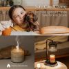 Candle Warmer Lamp with Timer: Black Candle Warming Lamp Height Adjustable Wax Melt Warmer Dimmable Modern New Home Bedroom Decor Christmas Housewarmi