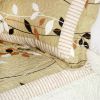 [Dancing Branch] Cotton 3PC Floral Vermicelli-Quilted Printed Quilt Set (Full/Queen Size)