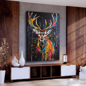 Modern Farmhouse Figure Wall Art Hand Painted Oil Painting Rustic Cabin Decor For Living Room Mountain Wall Art Canvas Above Bed Decor Farmhouse (Style: 01, size: 80x120cm)