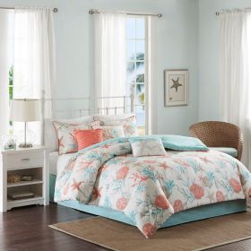 7 Piece Cotton Sateen Comforter Set (Parameters Value 1: King)